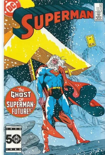 Superman, Vol. 1 #416 Direct Edition comic book cover, 1986