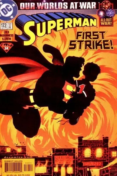 Superman, Vol. 2 #172 Direct Edition comic book cover, 2001