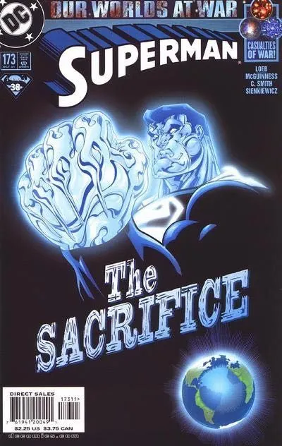 Superman, Vol. 2 #173 Direct Edition comic book cover, 2001
