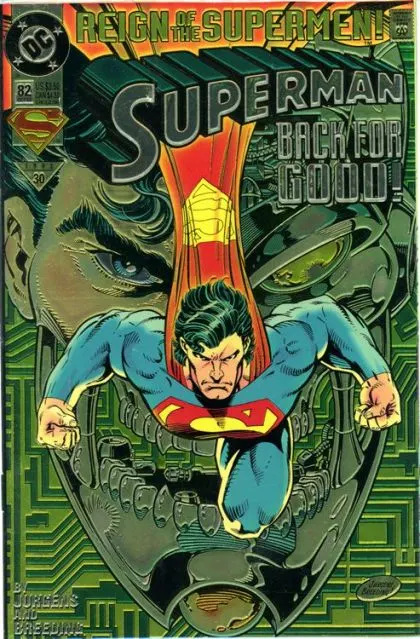 Superman, Vol. 2 #82 Collector's Edition comic book cover, 1993