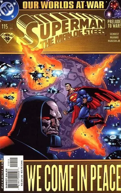 Superman: The Man of Steel #115 Direct Edition comic book cover, 2001