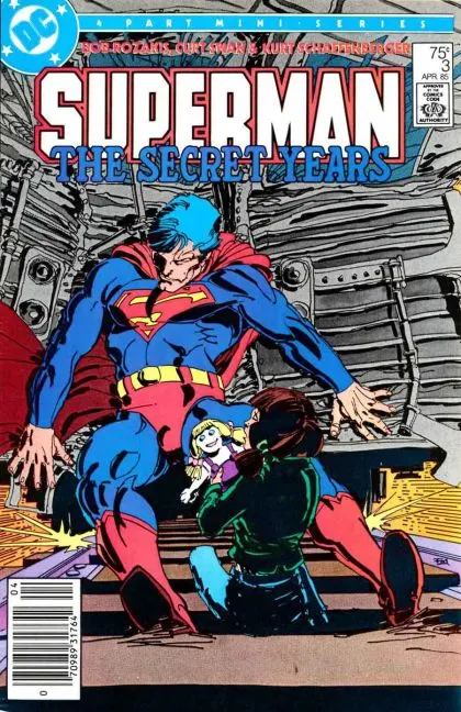 Superman: The Secret Years #3 Newsstand Edition comic book cover, 1985
