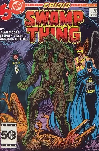 Swamp Thing, Vol. 2 #46 Direct Edition comic book cover, 1986