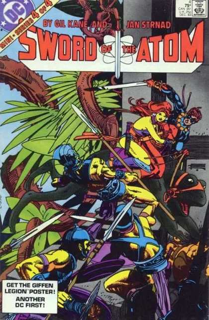 Sword of the Atom #4 Direct Edition comic book cover, 1983