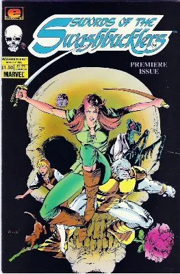 Swords of the Swashbucklers #1 comic book cover, 1985