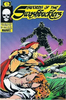 Swords of the Swashbucklers #4 comic book cover, 1985
