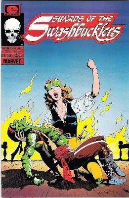 Swords of the Swashbucklers #6 comic book cover, 1986