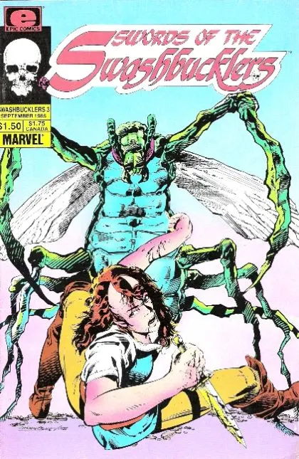 Swords of the Swashbucklers #3 comic book cover, 1985
