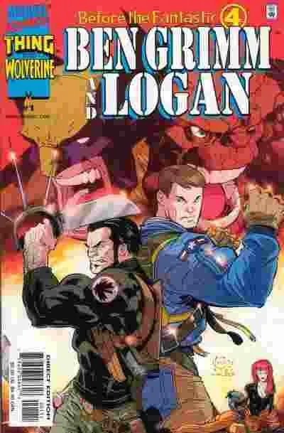 Before the Fantastic Four: Ben Grimm and Logan #1 comic book cover, 2000