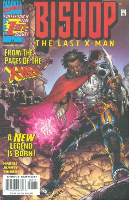 Bishop: The Last X-Man #1 comic book cover, 1999