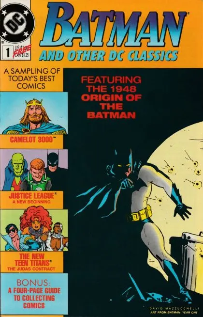 Batman and Other DC Classics #1 comic book cover, 1989