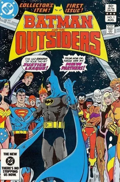Batman and the Outsiders, Vol. 1 #1 Direct Edition comic book cover, 1983