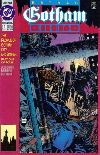 Batman: Gotham Nights #1 Direct Edition comic book cover, 1992
