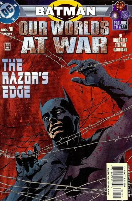 Batman: Our Worlds at War #1 comic book cover, 2001