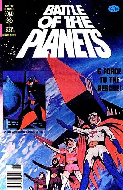 Battle of the Planets (Western Publishing Co.) #1 Newsstand Edition comic book cover, 1979