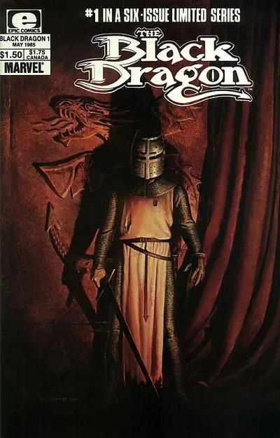 Black Dragon #1 comic book cover, 1985