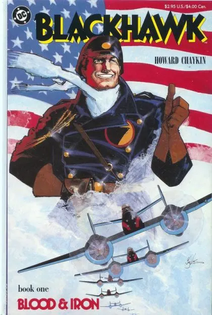 Blackhawk, Vol. 2 #1 comic book cover, 1988
