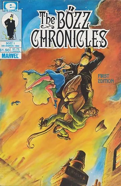 The Bozz Chronicles #1 comic book cover, 1985