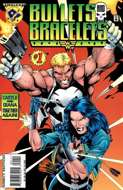 Bullets and Bracelets #1 Direct Edition comic book cover, 1996