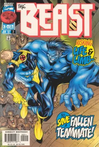 Beast #2 Direct Edition comic book cover, 1997