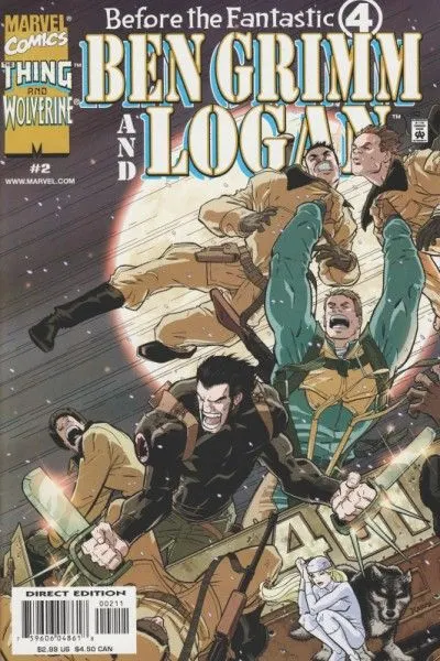 Before the Fantastic Four: Ben Grimm and Logan #2 comic book cover, 2000