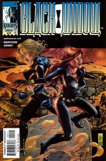 Black Widow, Vol. 1 #2 comic book cover, 1999