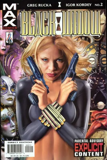 Black Widow: Pale Little Spider #2 comic book cover, 2002