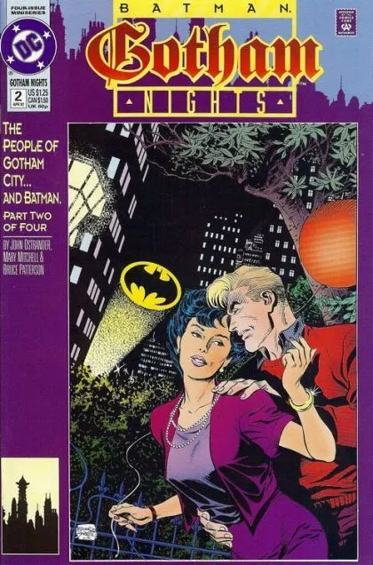 Batman: Gotham Nights #2 Direct Edition comic book cover, 1992