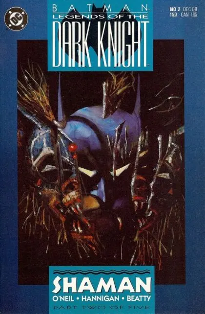 Batman: Legends of the Dark Knight #2 Direct Edition comic book cover, 1989
