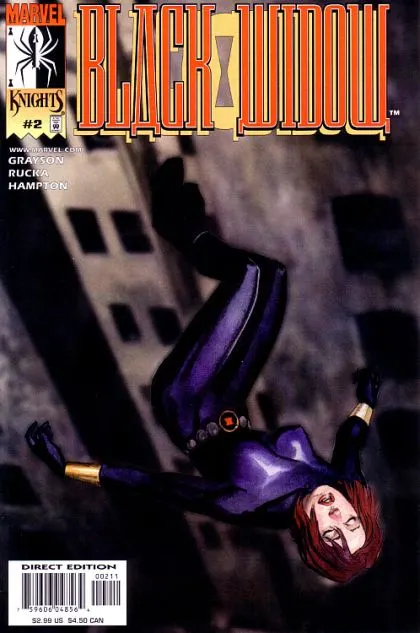 Black Widow, Vol. 2 #2 comic book cover, 2001