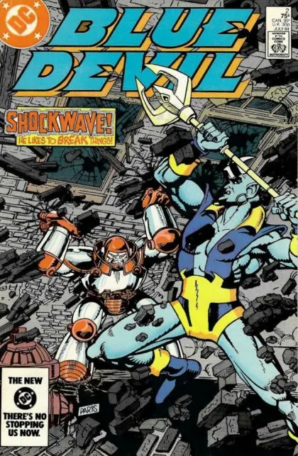 Blue Devil #2 Direct Edition comic book cover, 1984
