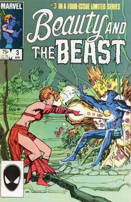 Beauty and the Beast #3 Direct Edition comic book cover, 1985