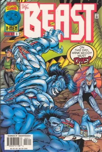 Beast #3 Direct Edition comic book cover, 1997