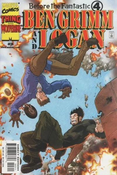 Before the Fantastic Four: Ben Grimm and Logan #3 comic book cover, 2000