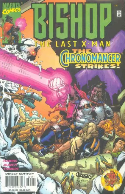 Bishop: The Last X-Man #3 comic book cover, 1999
