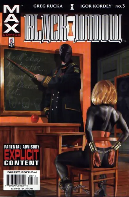 Black Widow: Pale Little Spider #3 comic book cover, 2002
