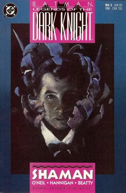 Batman: Legends of the Dark Knight #3 Direct Edition comic book cover, 1990