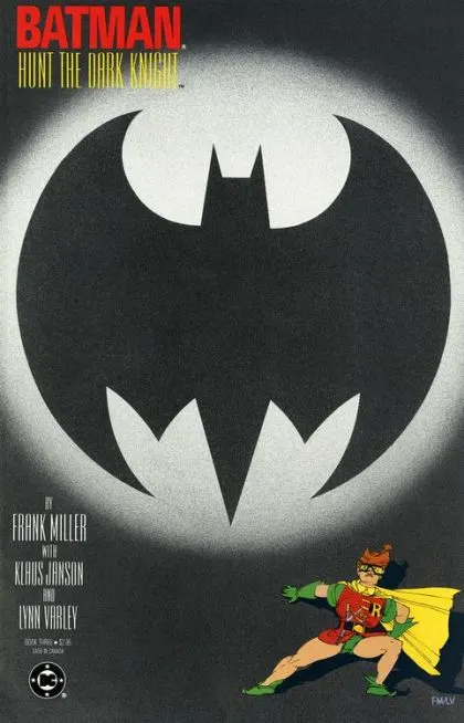Batman: The Dark Knight Returns #3 Direct Edition comic book cover, 1986