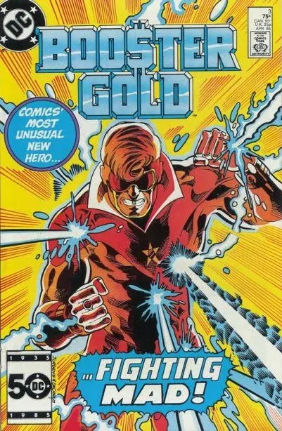 Booster Gold, Vol. 1 #3 Direct Edition comic book cover, 1986