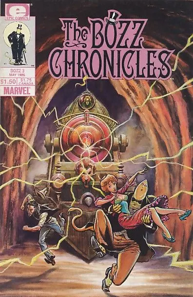 The Bozz Chronicles #3 comic book cover, 1986