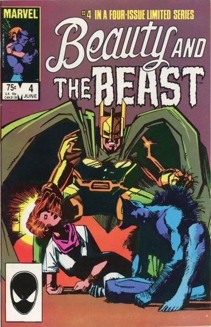 Beauty and the Beast #4 Direct Edition comic book cover, 1985