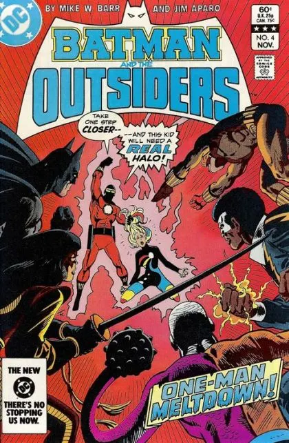 Batman and the Outsiders, Vol. 1 #4 Direct Edition comic book cover, 1983