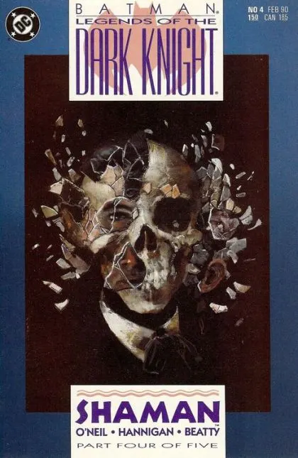Batman: Legends of the Dark Knight #4 Direct Edition comic book cover, 1990