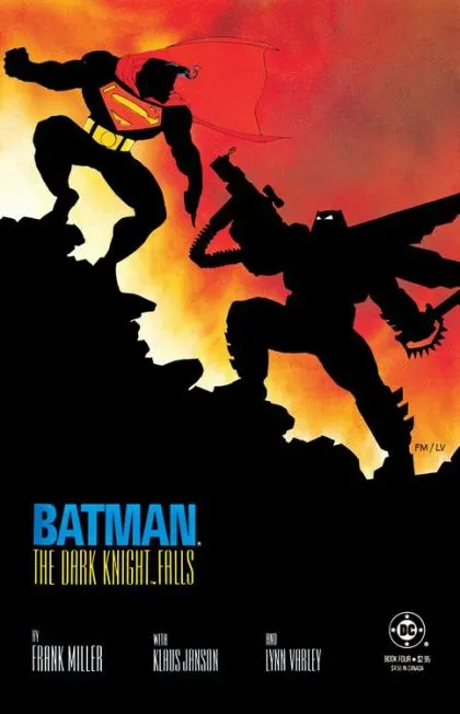 Batman: The Dark Knight Returns #4 Direct Edition comic book cover, 1986