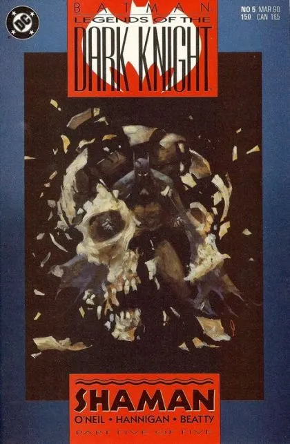 Batman: Legends of the Dark Knight #5 Direct Edition comic book cover, 1990
