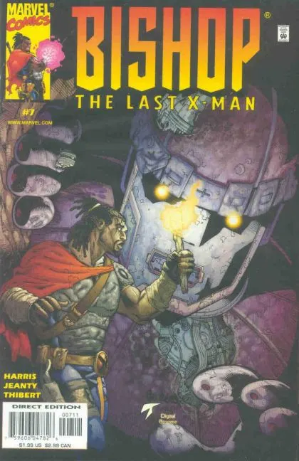 Bishop: The Last X-Man #7 Direct Edition comic book cover, 2000