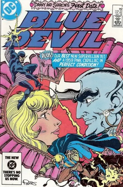 Blue Devil #7 Direct Edition comic book cover, 1984