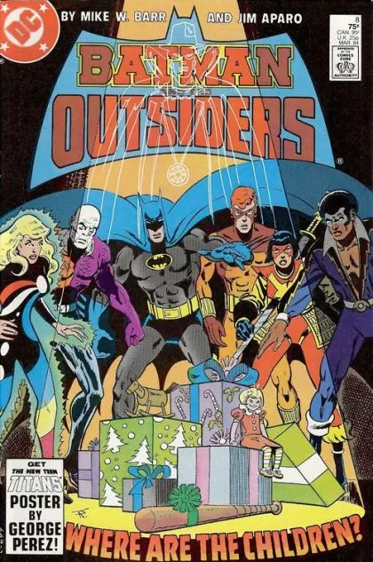 Batman and the Outsiders, Vol. 1 #8 Direct Edition comic book cover, 1984
