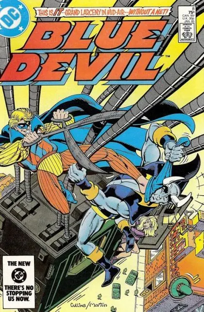 Blue Devil #8 Direct Edition comic book cover, 1985