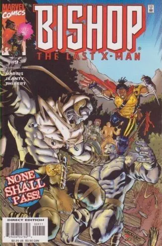 Bishop: The Last X-Man #9 Direct Edition comic book cover, 2000